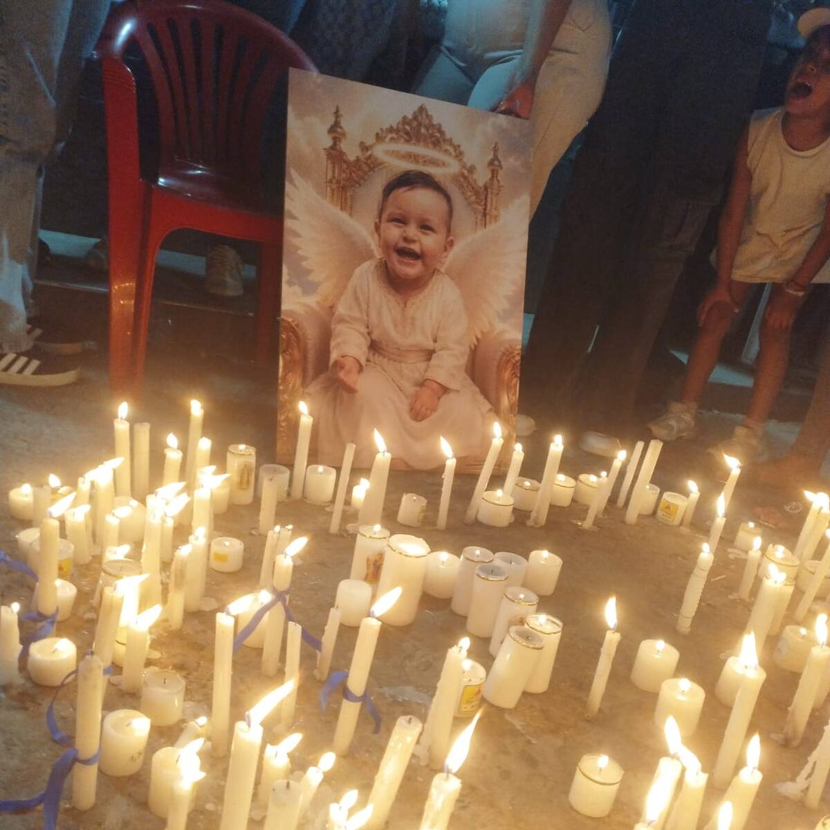 Con una velatón, comunidad de La Laguna exigió justicia por bebé de 10 meses asesinado en un hurto