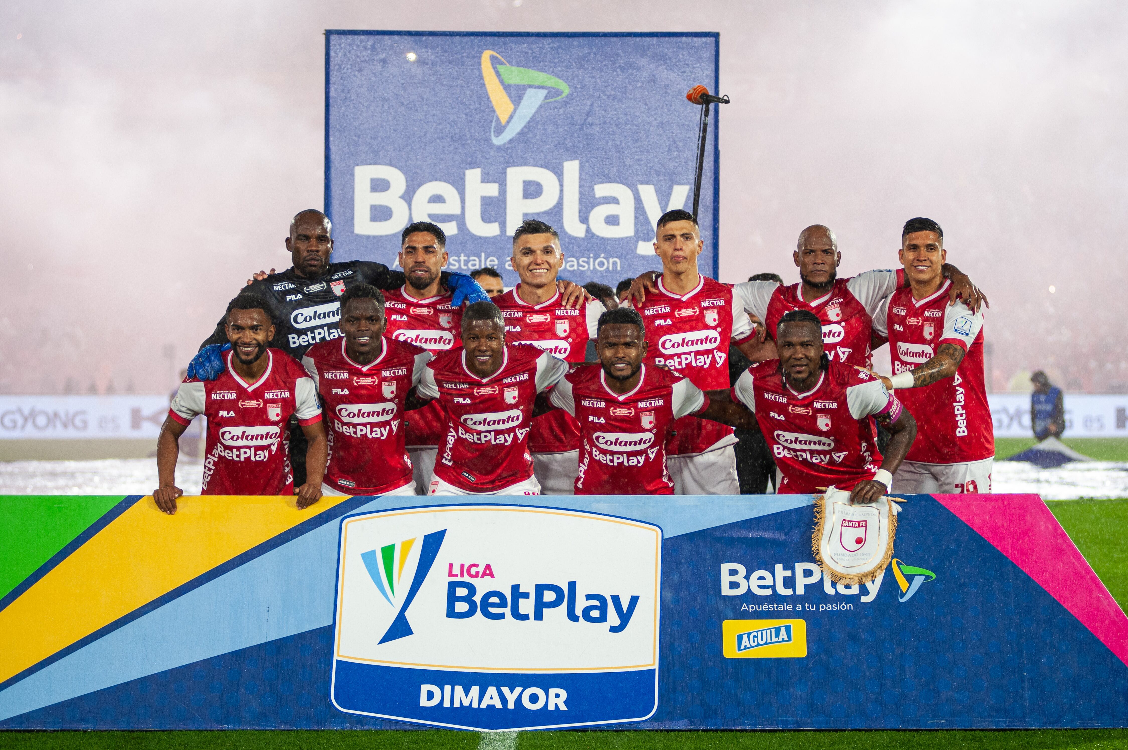 Independiente Santa Fe. (Photo by: Sebastian Barros/Long Visual Press/Universal Images Group via Getty Images)