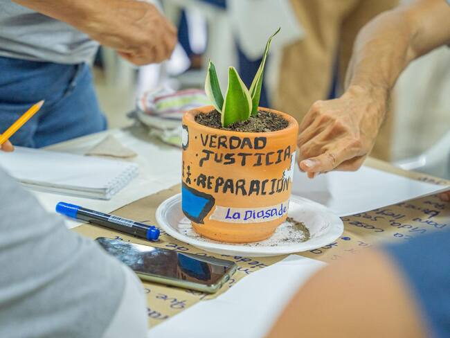 Audiencia de seguimiento a las medidas cautelares para la protección de los firmante. Foto: JEP