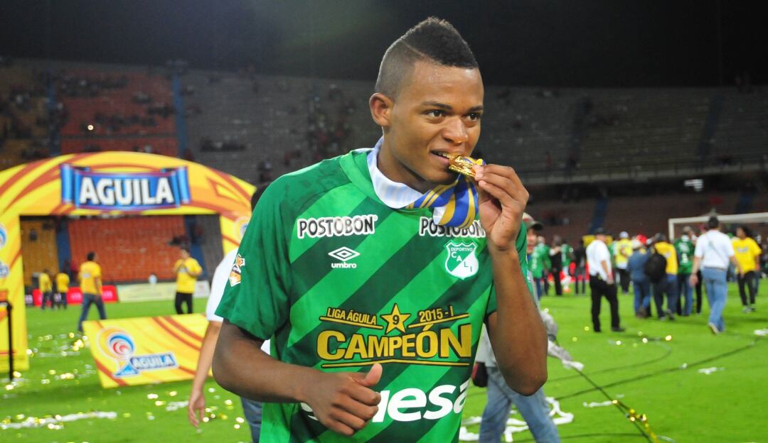 Harold Preciado campeón con el Deportivo Cali en 2015-I