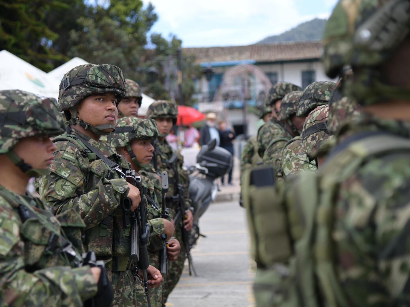 Ejército en Sonsón- foto Gobernación de Antioquia