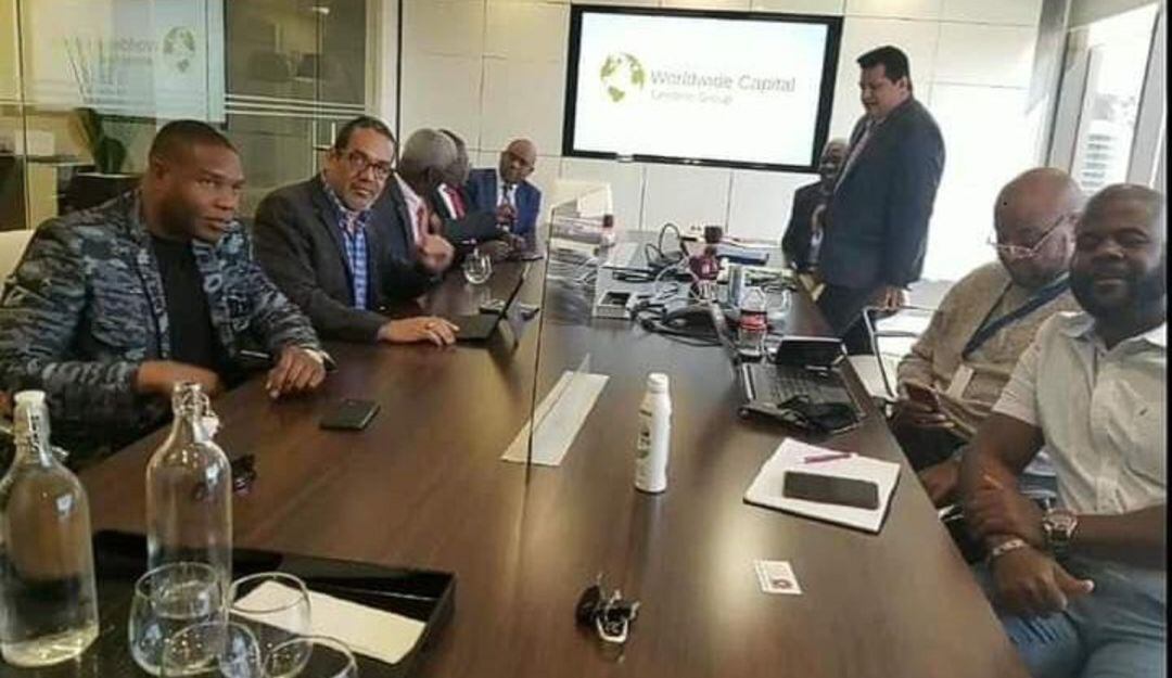 Fotografía de "los cerebros del magnicidio" reunidos en un hotel de Santo Domingo.