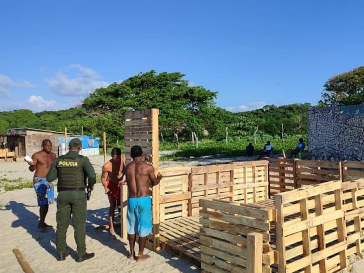 Capitanía de Puerto de Cartagena denunció invasiones en Playa Linda