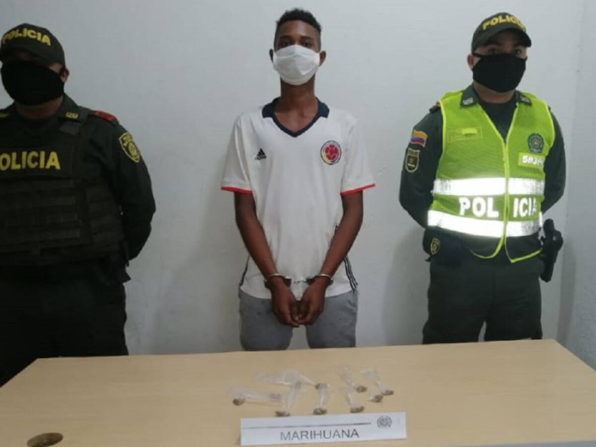 Capturado presunto expendedor de marihuana en Villanueva, Bolívar