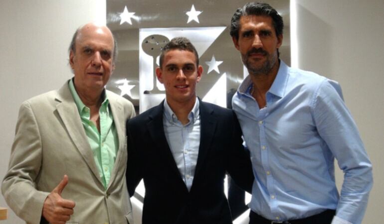 Álvaro Martínez, Rafael Santos Borre y José Luis Pérez Caminero