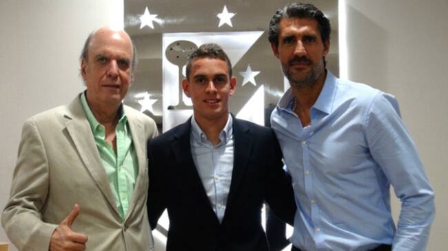 Álvaro Martínez, Rafael Santos Borre y José Luis Pérez Caminero