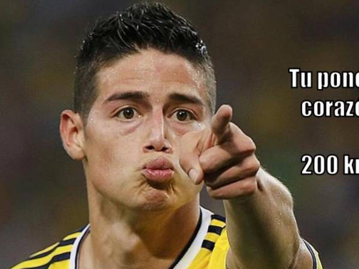 Los memes sobre la imprudencia de James Rodríguez