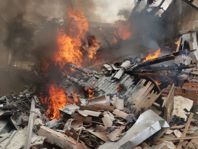 Accidente aéreo en Belén Rosales