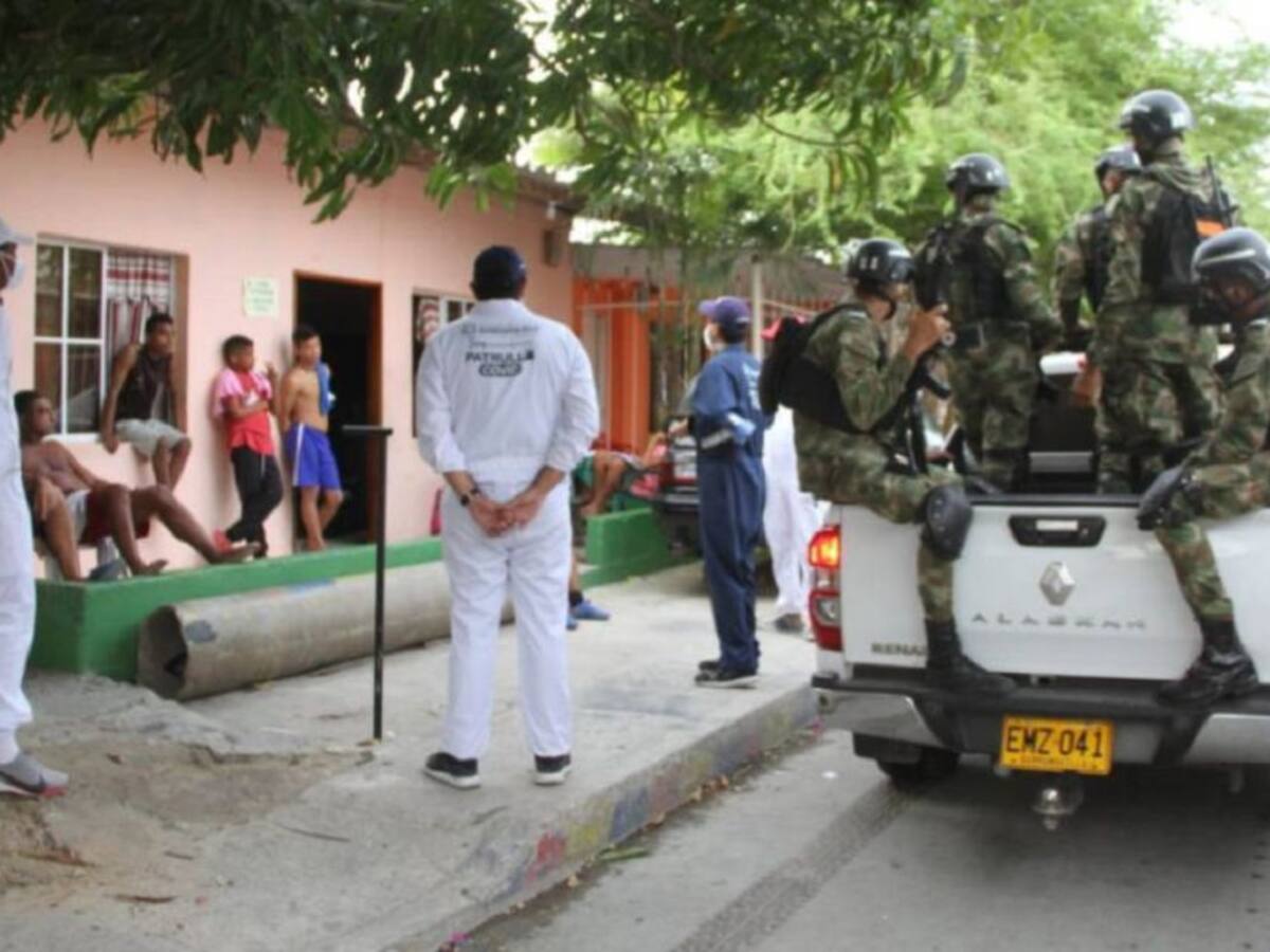 Arrancó cerco sanitario en Rebolo, donde hay más de 100 casos de COVID-19
