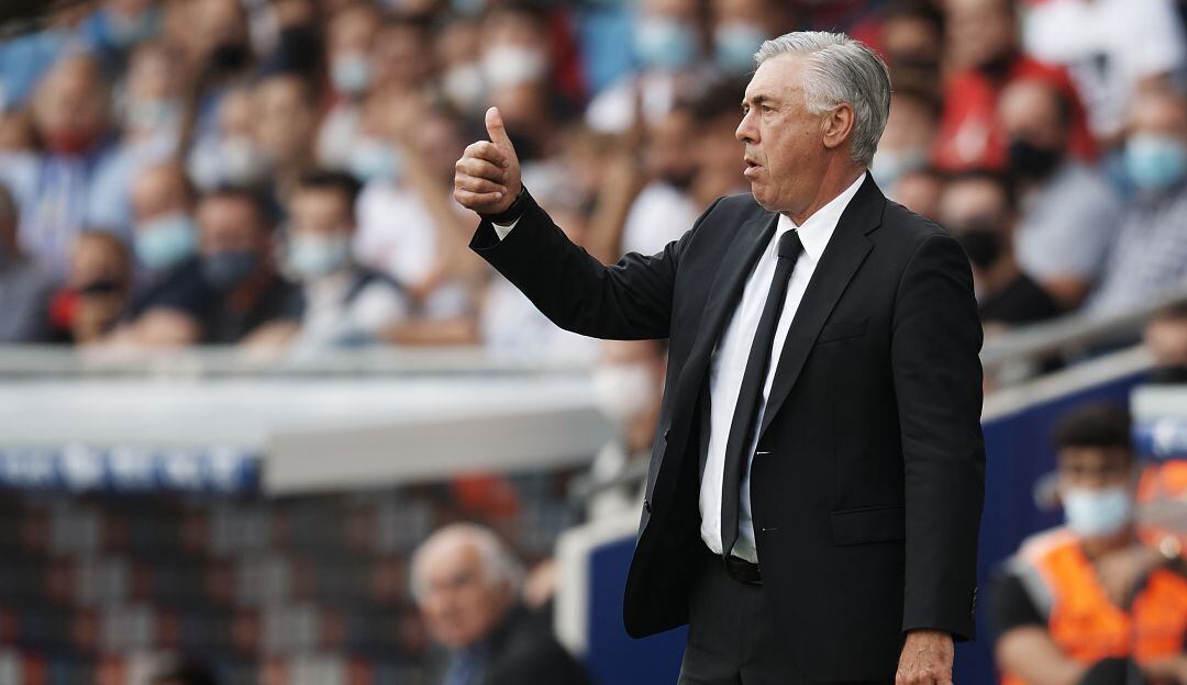 Carlo Ancelotti, director técnico del Real Madrid.