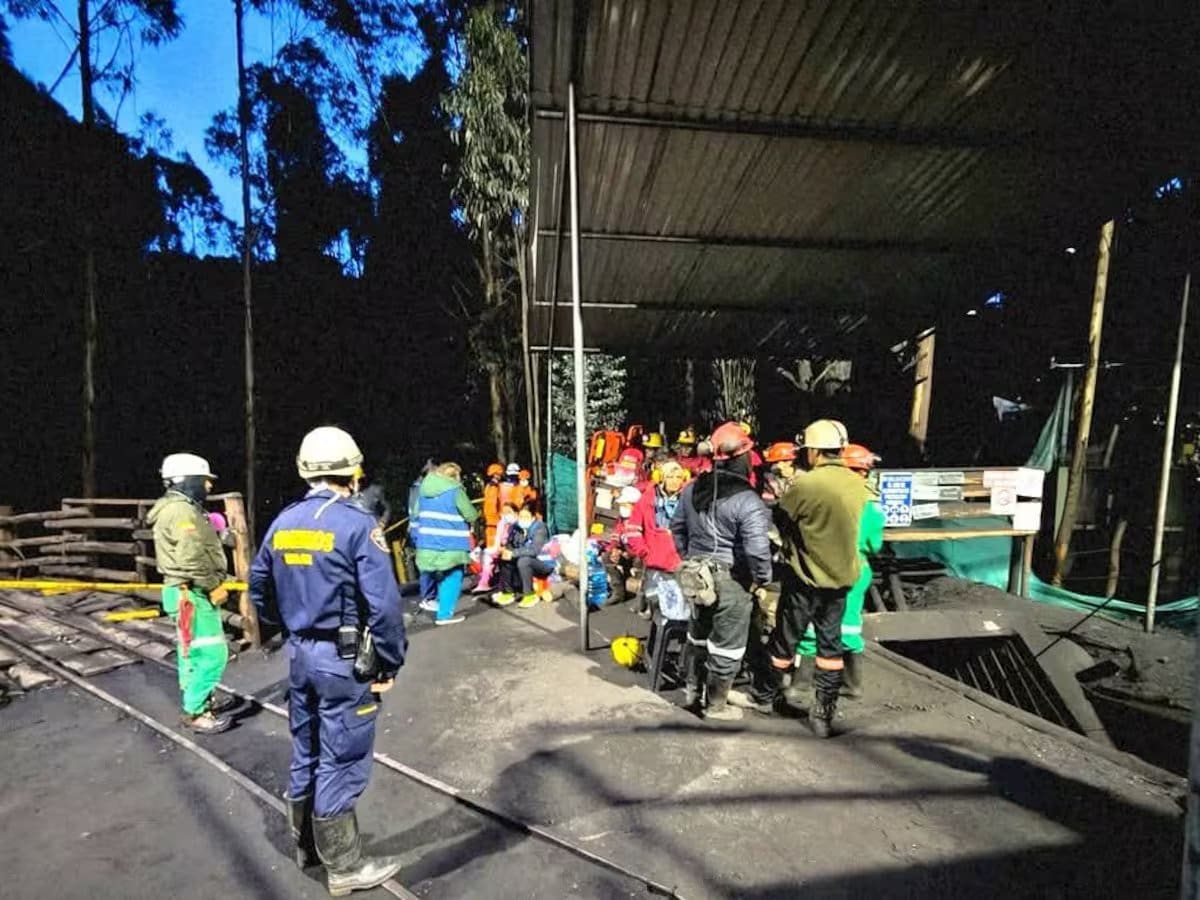 Tres mineros fueron rescatados sanos y salvos tras emergencia en Jamundí