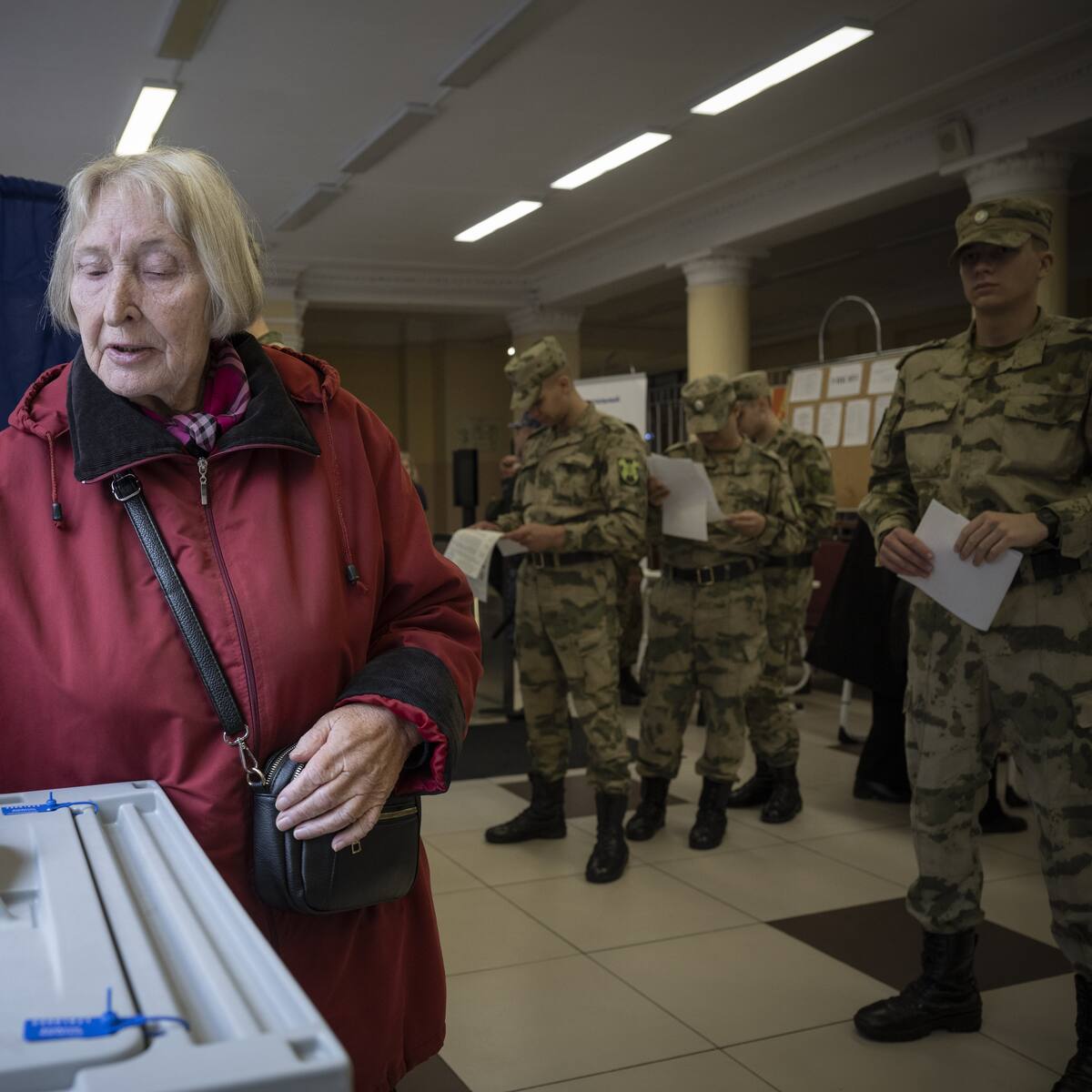 Rusia inicia una jornada electoral de tres días en medio de ataques ucranianos