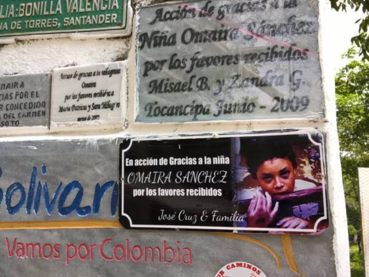 Tumba de Omaira se convirtió en un centro de peregrinación