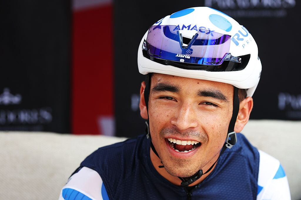 Vuelta 2026: Harold Tejada, mejor colombiano de la general; Santiago Buitrago, líder de la montaña. (Photo by Alexander Hassenstein/Getty Images)