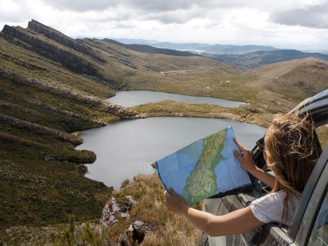 Foto referencia vía Getty Images / Lagunas de Siecha desde Bogotá