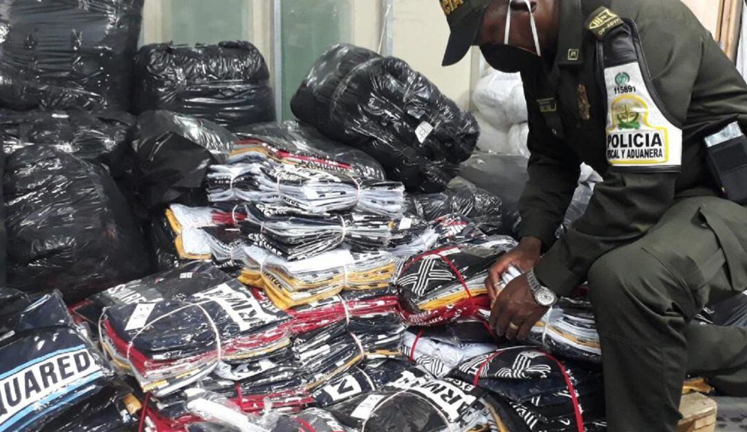 En lo corrido del presente año las autoridades han logrado aprehender 479.394 unidades de confecciones.