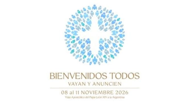 Logo de la visita del papa León XIV en Argentina.
(Foto: Cortesía Vaticano)
