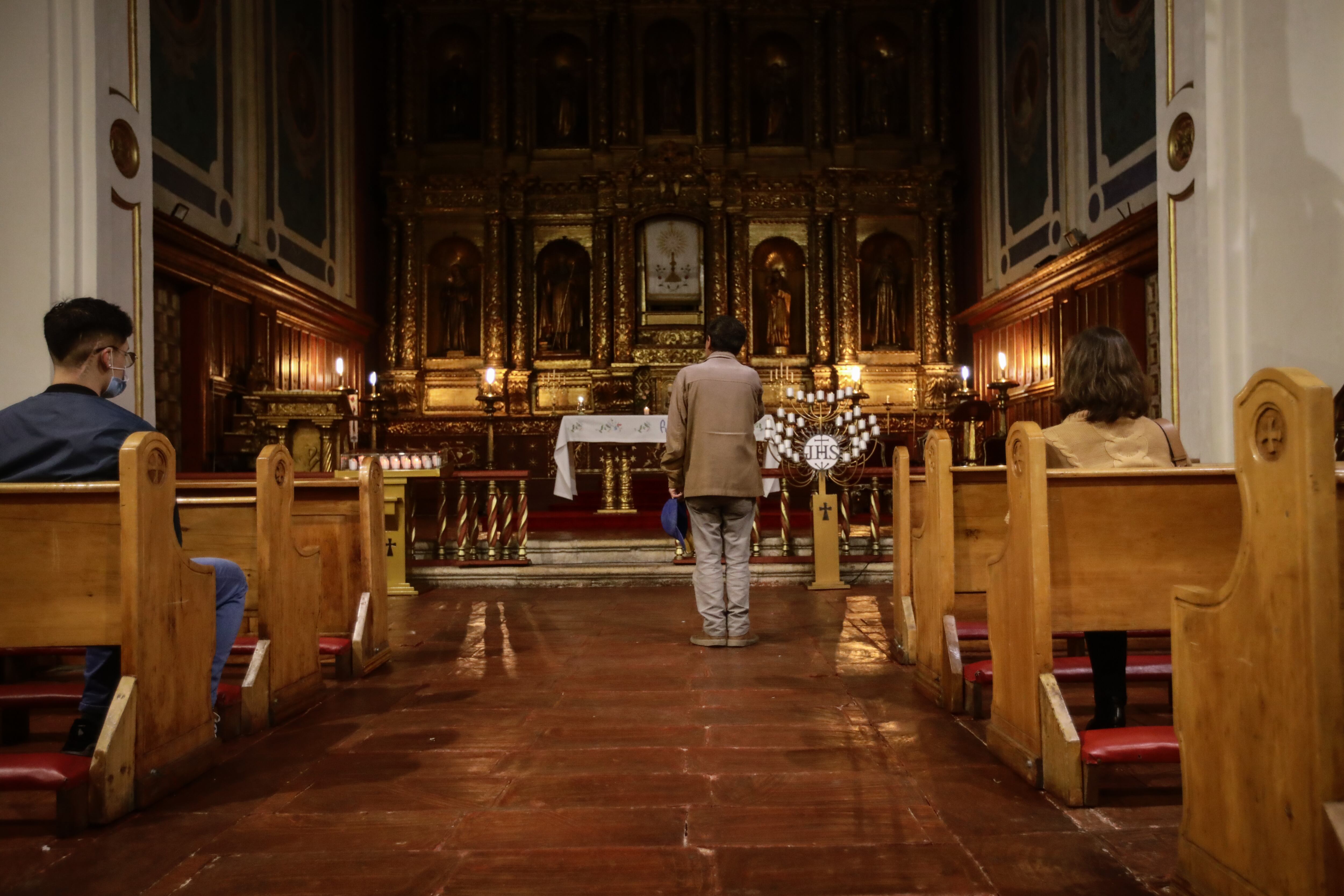 Iglesia de Nuestra Señora de la Candelaria en Bogotá, Colombia (Foto de Juancho Torres/Agencia Anadolu vía Getty Images)