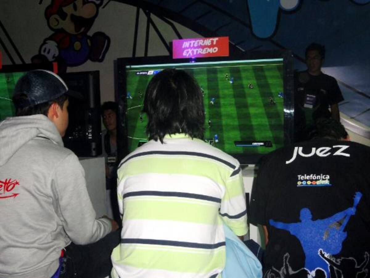 Los videojuegos de deportes son bastante populares entre los asistentes al Campus.