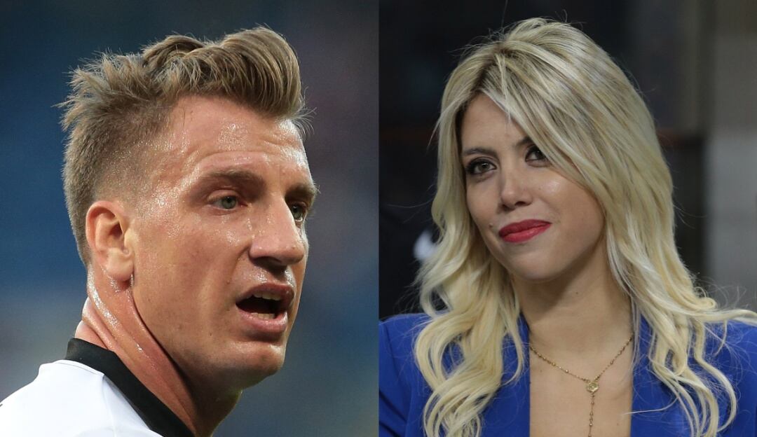 Maxi  López y Wanda Nara