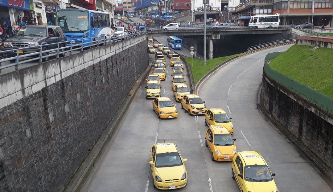Taxistas en Manizales