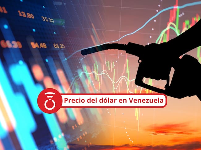 A la izquierda: Imagen de referencia de estadísticas económicas. A la derecha hay una imagen ilustrativa de una persona usando una boquilla de bombas de gasolina (crédito: Getty Images).