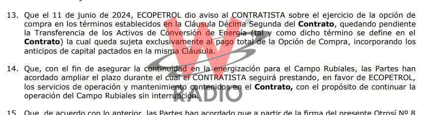 Contratos de Ecopetrol por 42 millones de dólares. Foto: Suministrada.