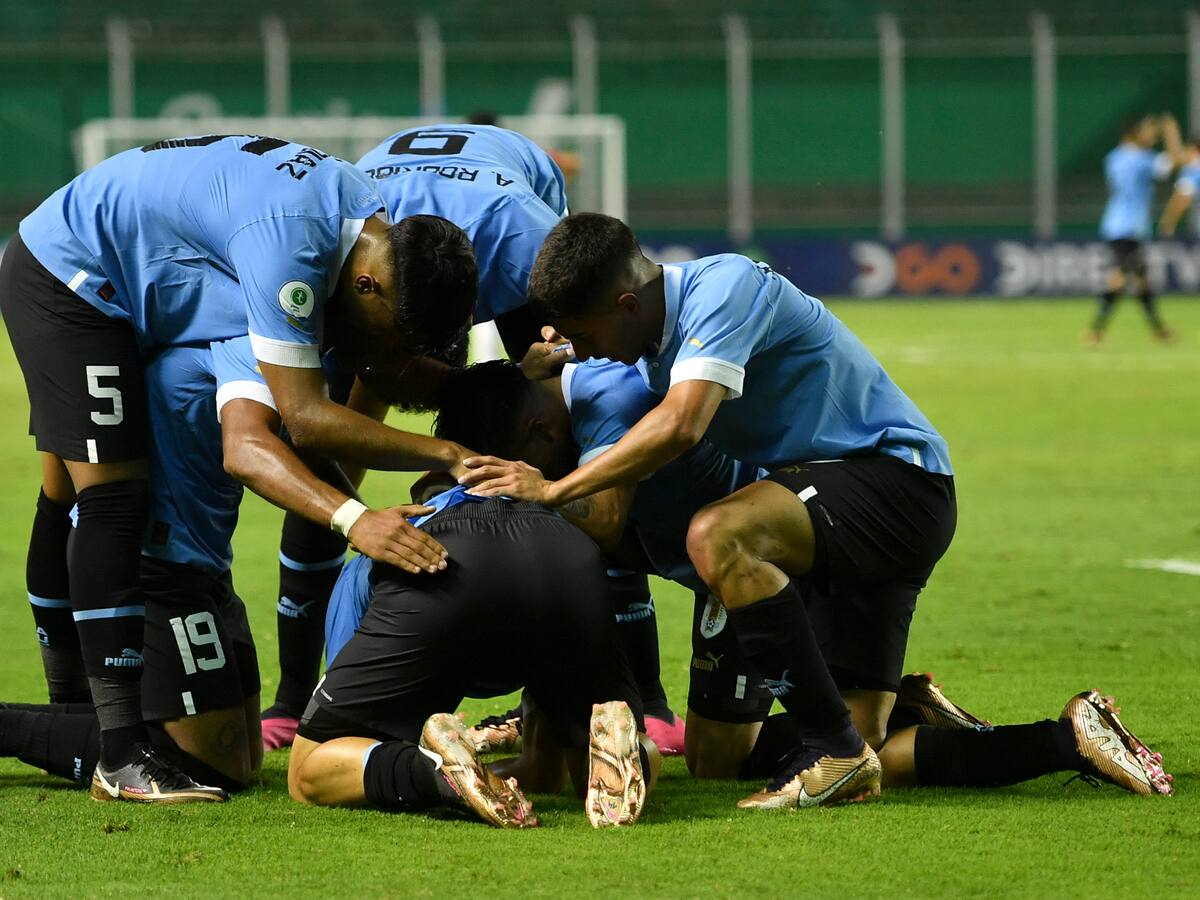 Uruguay debutó en el Sudamericano Sub-20 con goleada a Chile