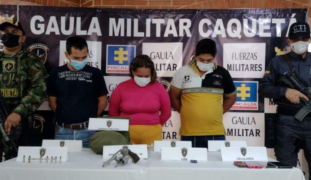 Los capturados presuntamente hacían parte de la Redes de Apoyo a las Estructuras Residuales