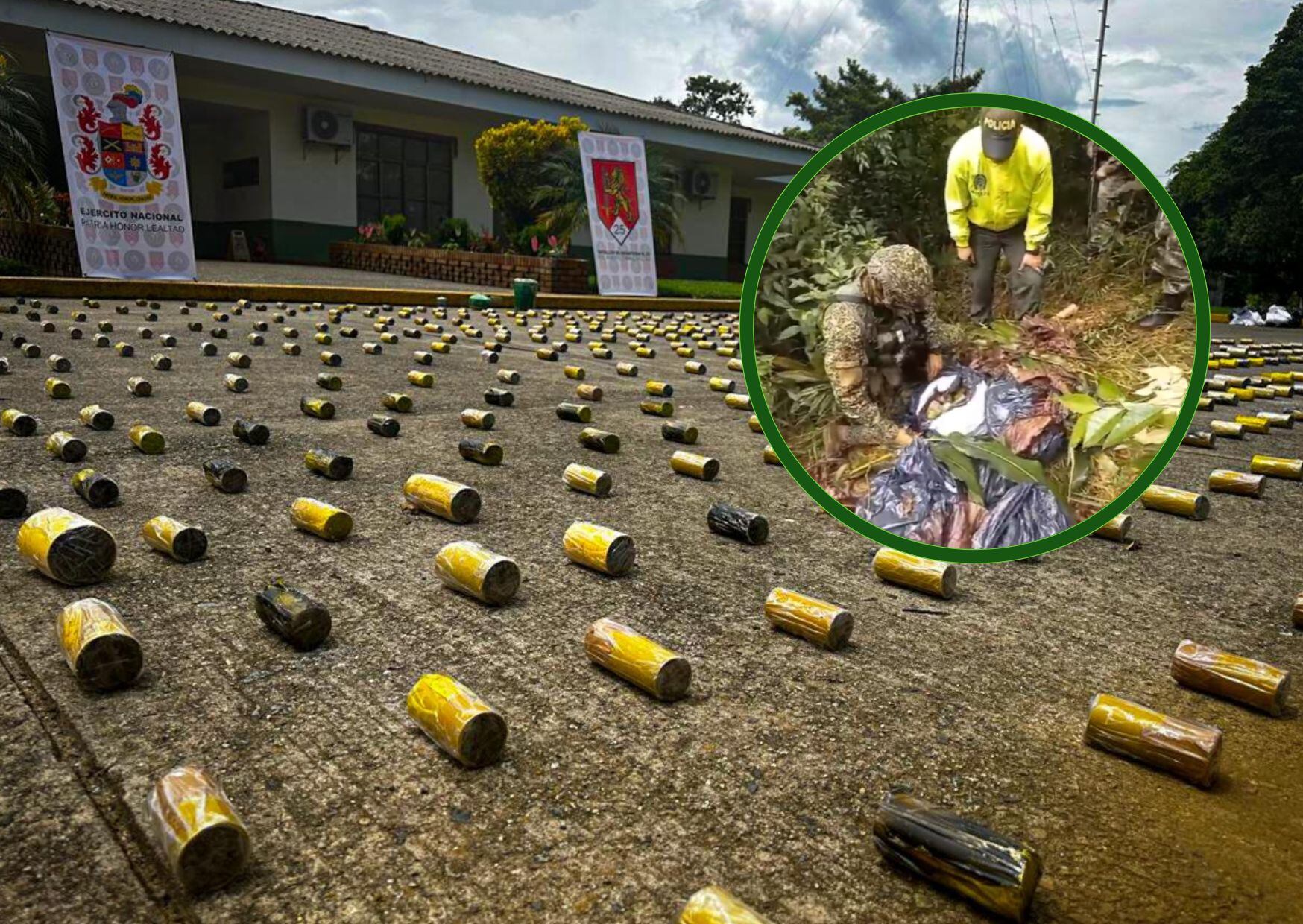 Incautación de minas antipersona en Putumayo. Cortesía: Armada Nacional.