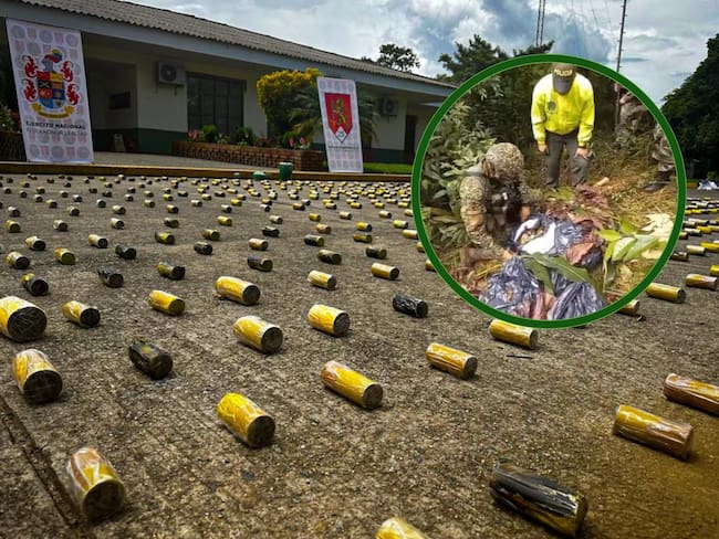 Incautación de minas antipersona en Putumayo. Cortesía: Armada Nacional.