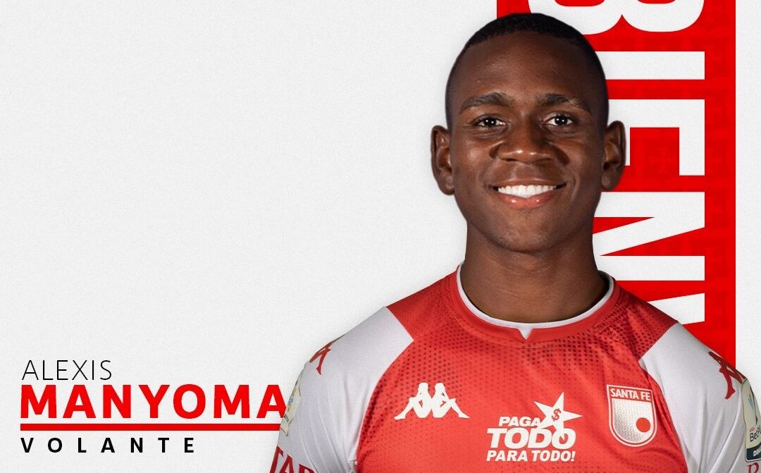 Alexis Castillo Manyoma en su presentación con Santa Fe / @SantaFe