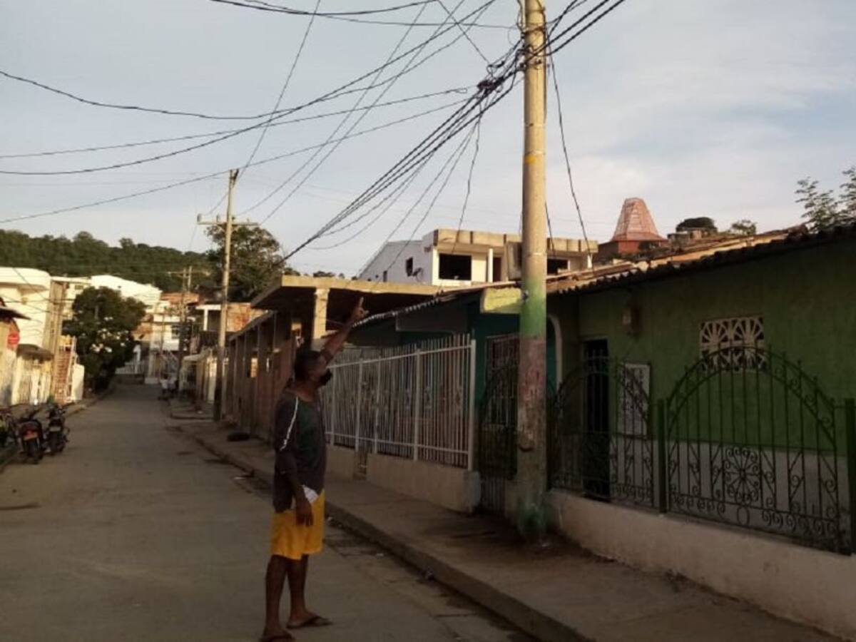 Piden cambio de transformadores en el barrio La María de Cartagena