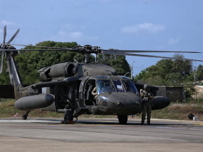 Imagen de referencia de un helicóptero del Ejército Nacional. Cortesía.