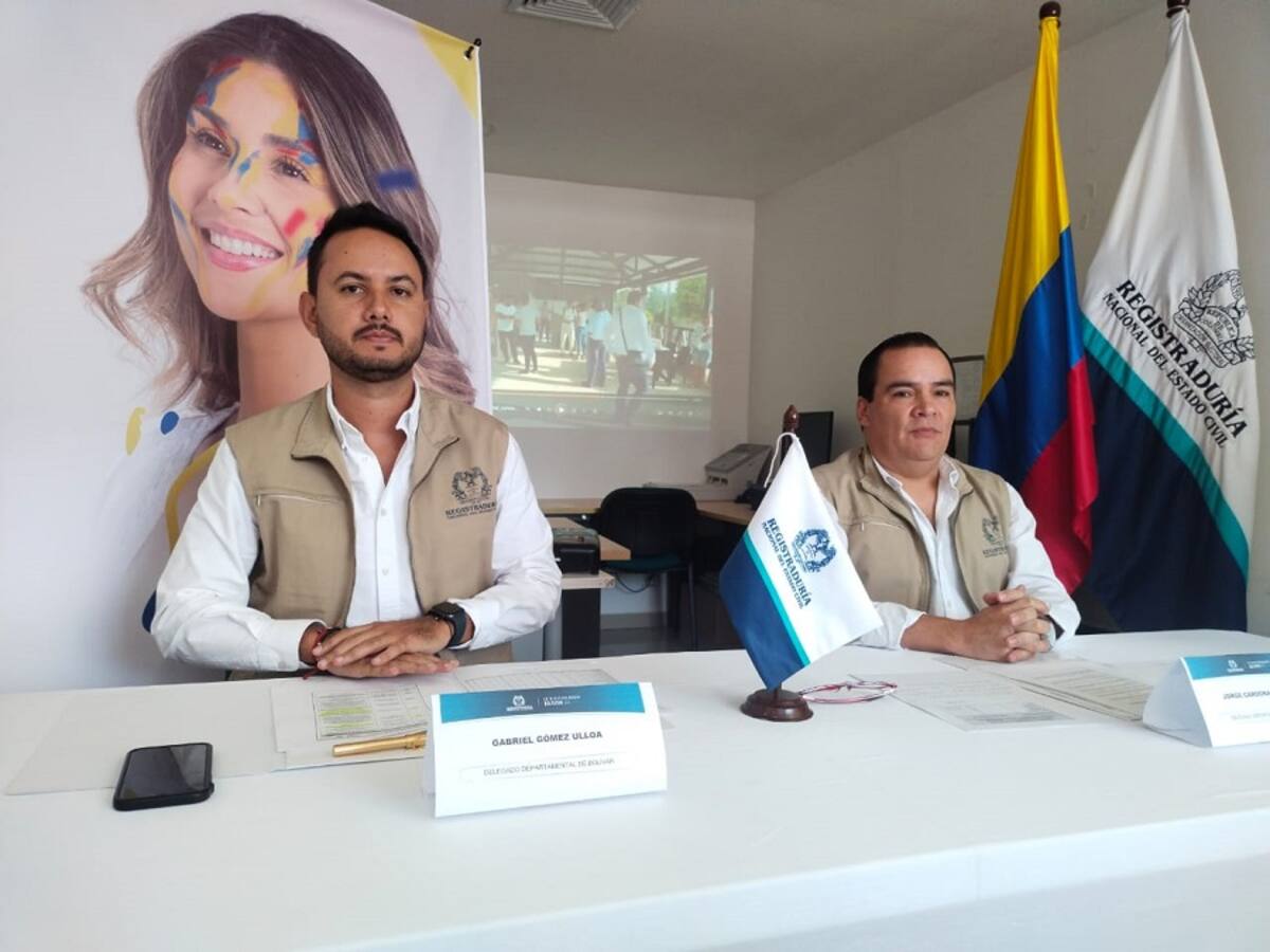 5384 candidatos se inscribieron para las elecciones territoriales 2023 en Bolívar