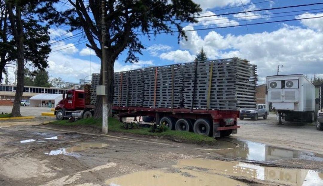 Puente provisional en la Panamericana 