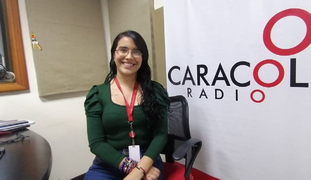 Vanessa Porras, periodista del servicio informativo de Caracol Radio