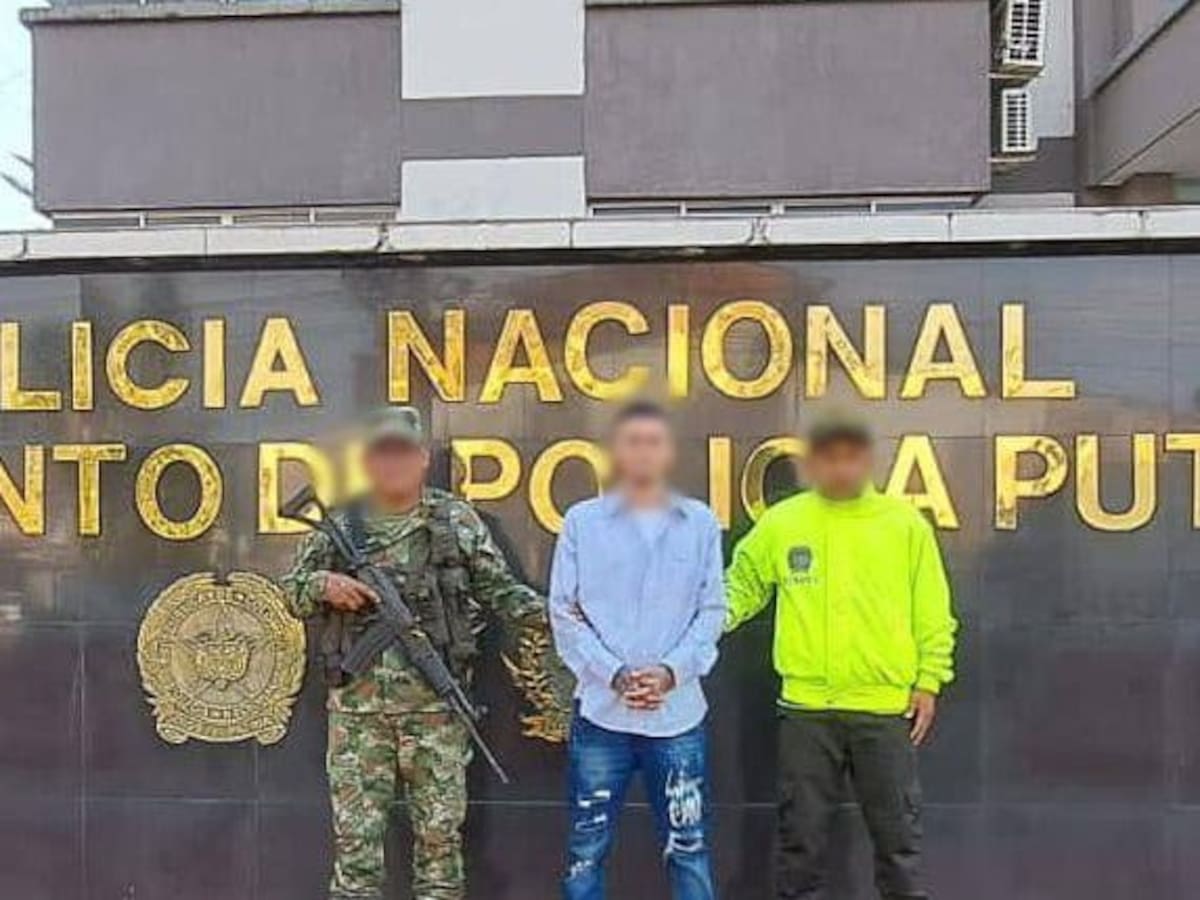 Capturado alias ‘Lagrimas’ reconocido actor criminal en el bajo y medio Putumayo