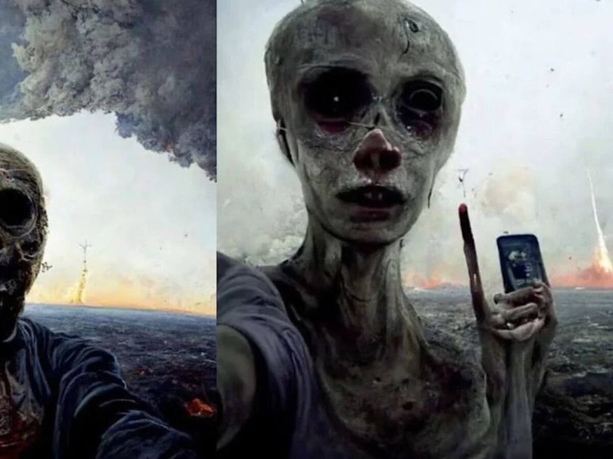 La selfie del fin del mundo: impactante imagen mostraría los últimos días