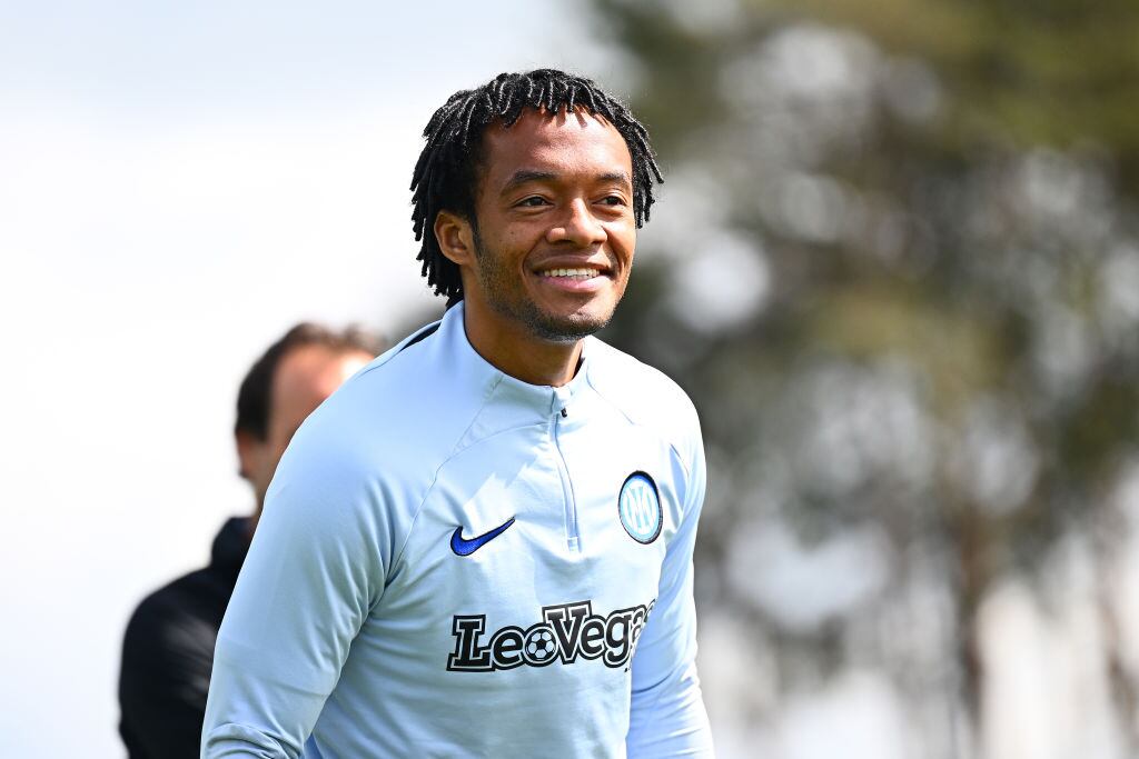 Juan Guillermo Cuadrado //  (Photo by Mattia Ozbot - Inter/Inter via Getty Images)