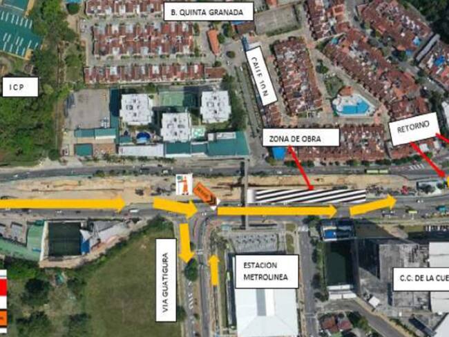 Cierre vía a Piedecuesta