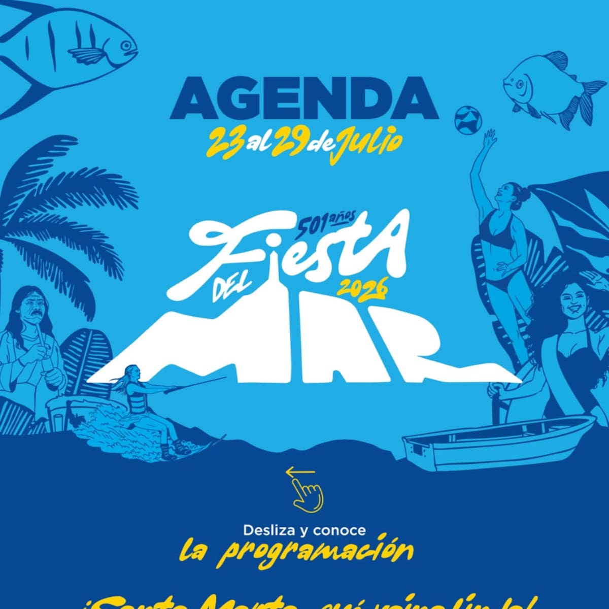 Esta es la agenda oficial de las Fiestas del Mar 2026 en Santa Marta
