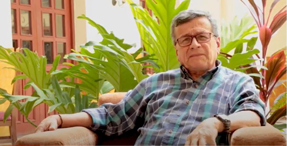 Pablo Beltrán, jefe del equipo negociador del ELN.