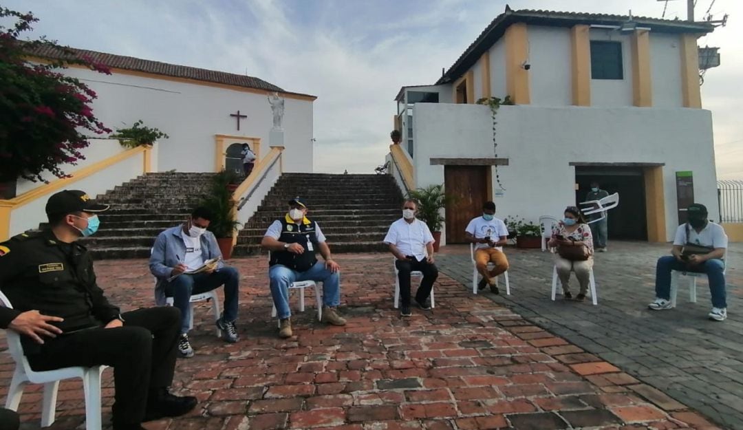 Puesto de Mando Unificado en el Cerro de La Popa