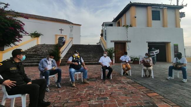 Puesto de Mando Unificado en el Cerro de La Popa