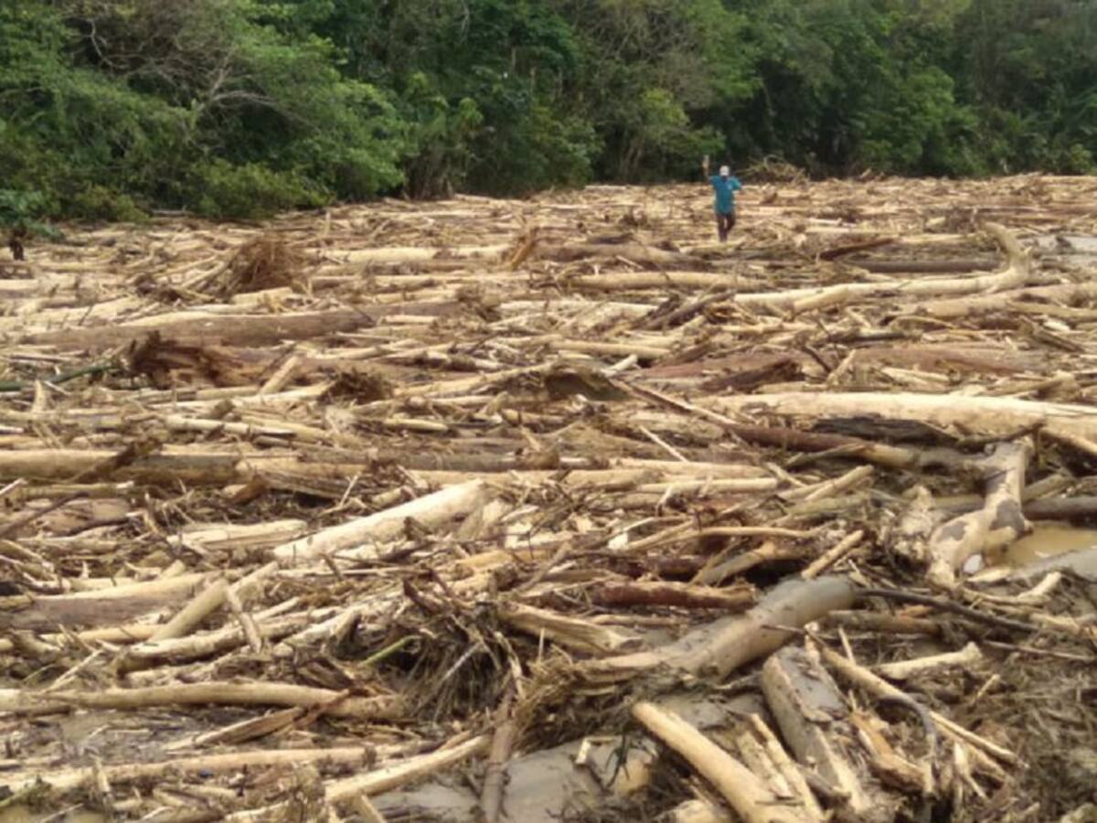 Gobernación traslada maquinaria amarilla a Murindó para desbloquear el río