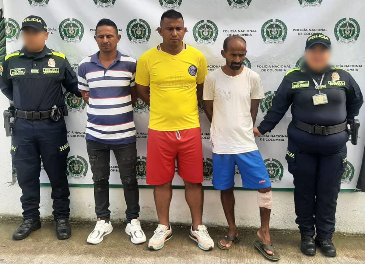 Ratifican detención de hermanos Arrieta por ataque al proyecto Sucre Norte. Foto: Policía Nacional