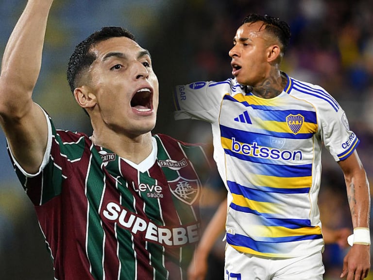 Kevin Serna le dio la clasificación a Fluminense; Sebastián Villa comandó la goleada de Boca Juniors / Getty Images