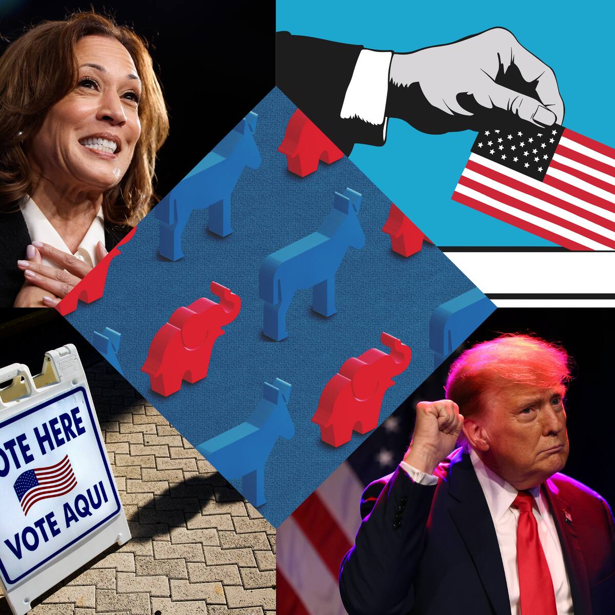 Elecciones en Estados Unidos: ¿Qué es un estado ‘bisagra’ y por qué son importantes?