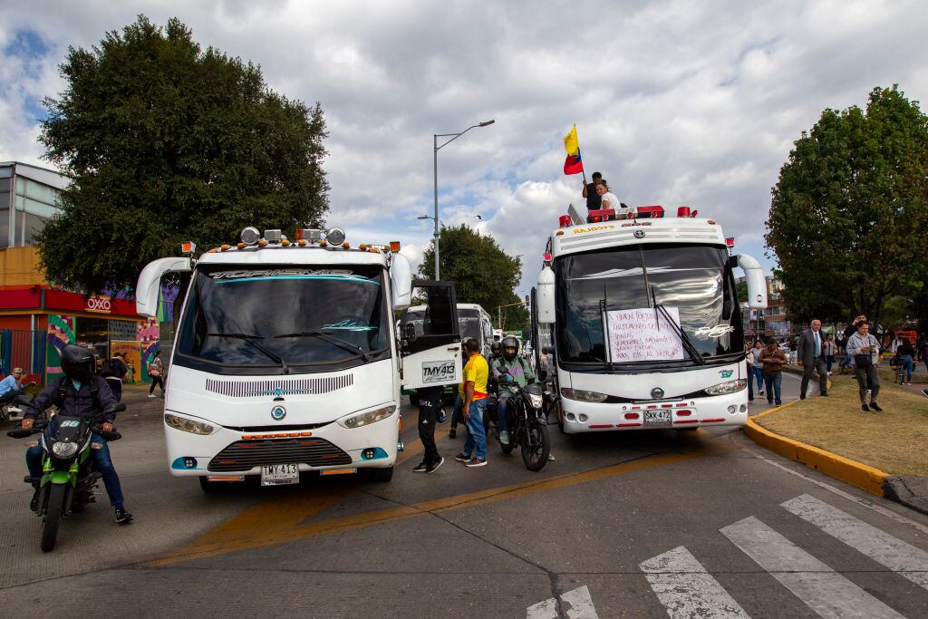 Buses de transporte intermunicipal / Getty Images